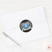 Louisiana Crest Ronde Sticker (Envelop)