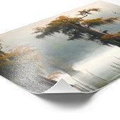 Louisiana Cypress Swamp, Louisiana Art, Swamp Foto Afdruk (Hoek)