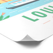 Louisiana de Pelican State Verenigde Staten Zomer  Poster (Hoek)