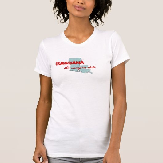 Louisiana, de vampierstaat t-shirt (Voorkant)