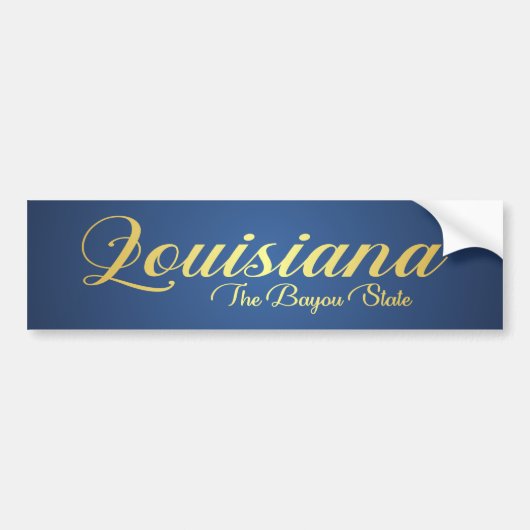 Louisiana (decoratief) bumpersticker (Voorkant)