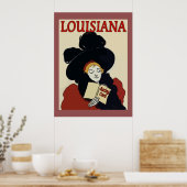 Louisiana Derby Day Woman Poster (Keuken)