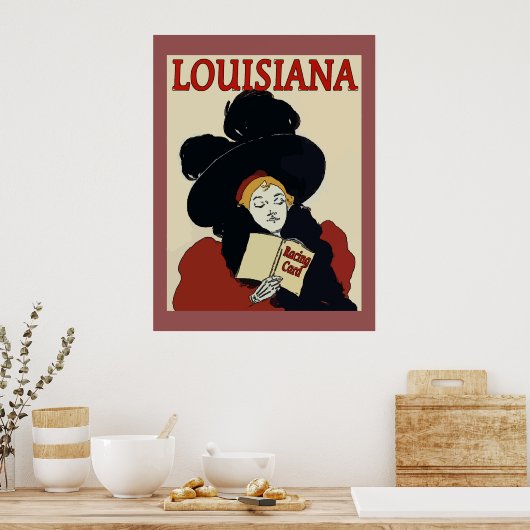 Louisiana Derby Day  Woman Poster (Keuken)
