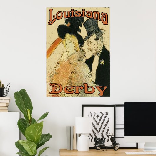 Louisiana Derby Poster (Thuiskantoor)