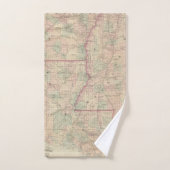 Louisiana en Mississippi Bad Handdoek (Handdoek)