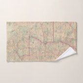 Louisiana en Mississippi Bad Handdoek (Handdoek)