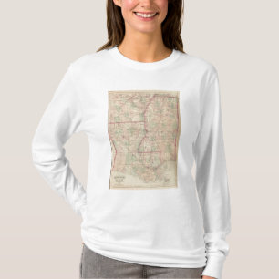 Louisiana en Mississippi T-shirt