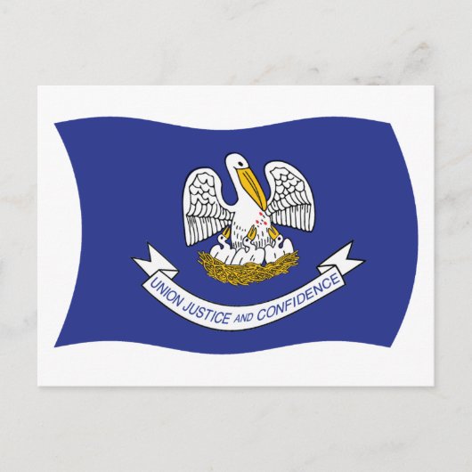 Louisiana Flag Briefkaart (Voorkant)