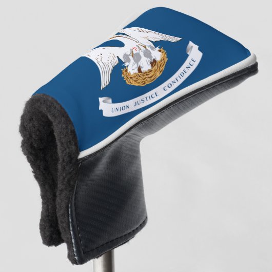 Louisiana Flag Golfheadcover (3/4 voorkant)