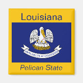 Louisiana Flag Magnet (Voorkant)