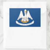 Louisiana Flag Rechthoekige Sticker (Tas)