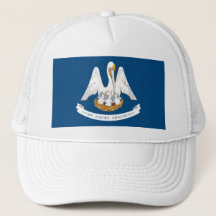 LOUISIANA FLAG TRUCKER PET