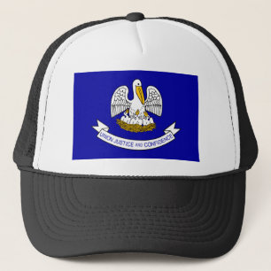 Louisiana Flag Trucker Pet