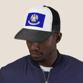 Louisiana Flag Trucker Pet (In situ)