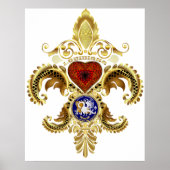 Louisiana Fleur De Lis Bicentennial Poster (Voorkant)