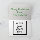 Louisiana Fleur De Lis Cajun Kerstboom & Cadeau Kaart (Binnen)