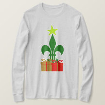 Louisiana Fleur De Lis Cajun kerstboom en Gift