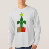 Louisiana Fleur De Lis Cajun kerstboom en Gift T-shirt (Voorkant)