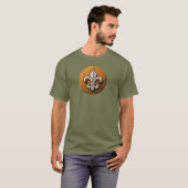 Louisiana Fleur-de-lis Elegance T-shirt (Voorkant volledig)