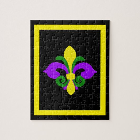 Louisiana Fleur de lis (Mardi Gras).jpg Legpuzzel (Verticaal)
