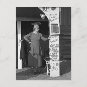 Louisiana Fortune Teller, 1938 Briefkaart