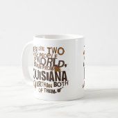 Louisiana (Funny) Gift Koffiemok (Voorkant links)