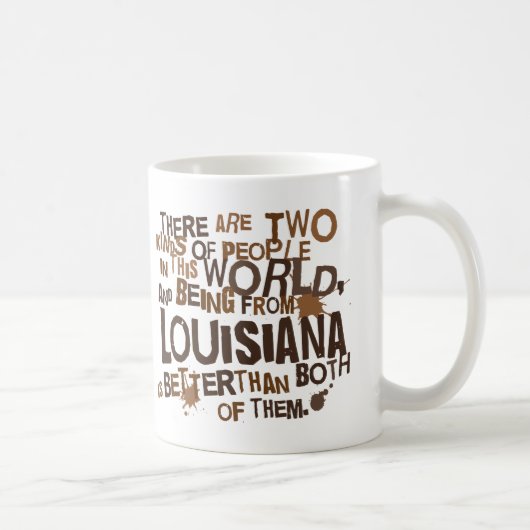 Louisiana (Funny) Gift Koffiemok (Rechts)