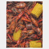 Louisiana gekookte langoesten, New Orleans, grappi Fleece Deken (Voorkant)