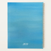 Louisiana Girl Oosterse Bruine Pelikaan Vogel Planner (Achterkant)