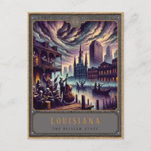 Louisiana Gotische kunst Briefkaart