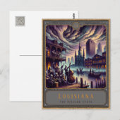Louisiana | Gotische kunst Briefkaart (Voorkant / Achterkant)