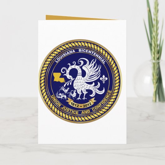 Louisiana Greeting-Note Kaart meer dan 50 kleuren (Achterkant)