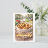 Louisiana Gumbo (Amerikaanse Eetseries) Briefkaart (Staand voorkant)