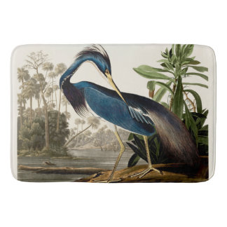 Louisiana Heron, 1834, Uit de vogels van Amerika Badmat