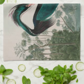 Louisiana Heron Birds of America Audubon Print Theedoek (Gevouwen)