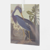Louisiana Heron Glas Ornament (Voorkant links)