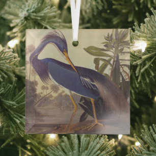 Louisiana Heron Glas Ornament