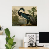 Louisiana Heron Poster (Thuiskantoor)