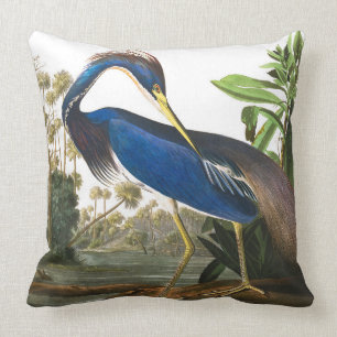 Louisiana Heron van John James Audubon Kussen