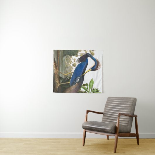 Louisiana Heron van John James Audubon Wandkleed (In Situ (horizontaal))