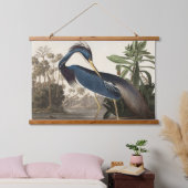 Louisiana Heron Wood Topped Tapestry  Print Hangend Wandkleed (Slaapkamer)