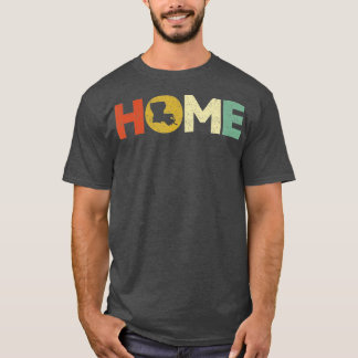 Louisiana Home State Map  Souvenirs Louisi T-shirt