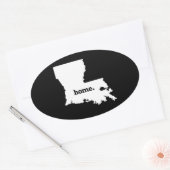 LOUISIANA HOME STATE -.png Ovale Sticker (Envelop)