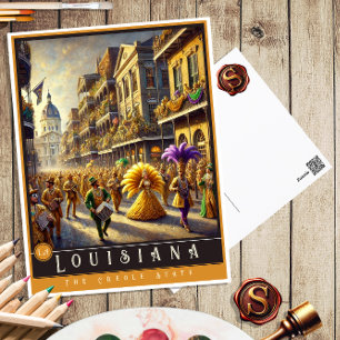 Louisiana   hyperrealistisch Briefkaart