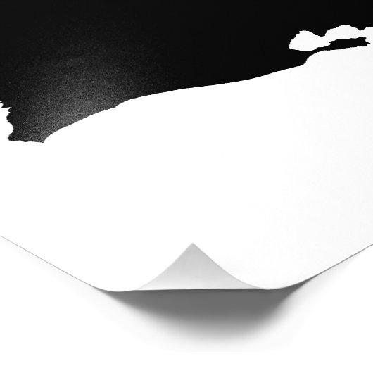 Louisiana in zwart-wit foto afdruk (Hoek)