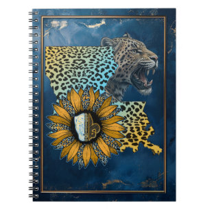 Louisiana Jaguar Pride Luipaard Zonnebloem Notitieboek