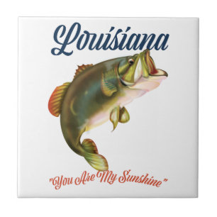 Louisiana "je bent mijn Zonneschijn" Tegeltje