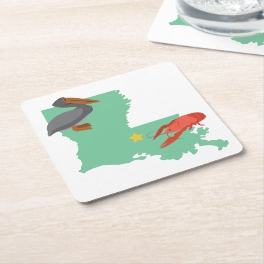 Louisiana Kartonnen Onderzetters (Schuin)