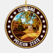 Louisiana Keramisch Ornament (Achterkant)