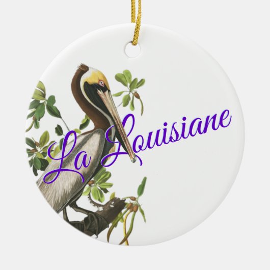 Louisiana Keramisch Ornament (Voorkant)